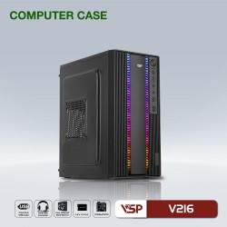 Vỏ Case VSP V216 có sẵn LED(mATX)