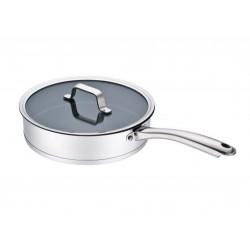 Chảo INOX chống dính sâu lòng,đáy từ,có nắp,Size28 Kangaroo KG01F128