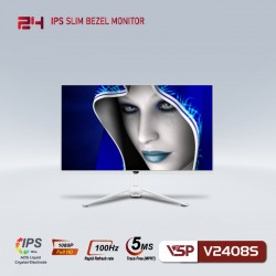 Màn Hình VSP 24inch V2408S Full HD IPS Trắng 100Hz