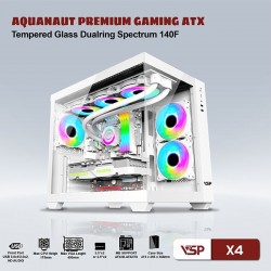 VỎ CASE VSP GAMING AQUANAUT X4 WHITE (ATX) ( NO FAN)