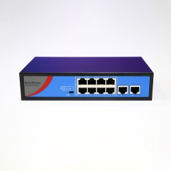 Switch POE SINIC-2108 POE-BLUE 8 cổng + 2 cổng uplink 10/100/100Mps