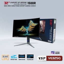 Màn Hình Cong Monitor VSP VG325Q 2K Black VA 32 inch 165hz