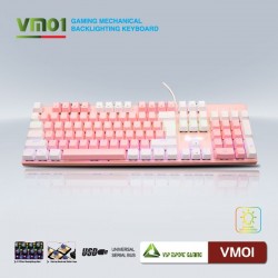 Bàn Phím Cơ Key VSP VM01 Pink-White