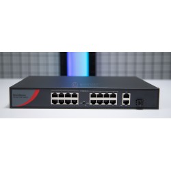 Switch POE SINIC-2116 POE-BLUE 16 cổng + 2 cổng uplink 10/100/100Mps