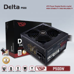 Nguồn máy tính Power VSPTECH DELTA P500W