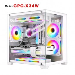 Vỏ Case Coolerplus CPC-X34W White ( NO FAN)