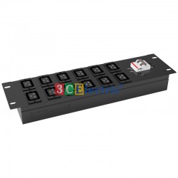 Thanh nguồn PDU 12 ổ cắm C19