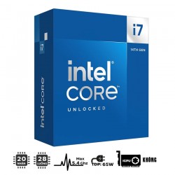 CPU INTEL CORE I7-14700F (UP TO 5.4GHZ, 20 NHÂN 28 LUỒNG, 33MB CACHE, 65W) LGA 1700
