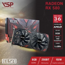 Card màn hình VSP ELSA AMD RX580 8GB