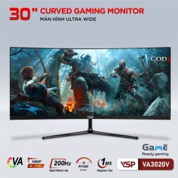 Màn hình Cong Monitor Ultrawide Gaming VSP VA3020V 30 inch 200Hz