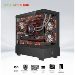 Case Coolerplus CPC-X38B (MATX/ITX) NO FAN