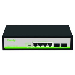 Switch TIANDY POE 4 Port + 2 Uplink TC-P3S06 (F/0420/AT/55)