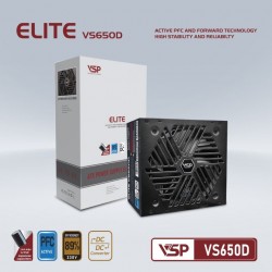 Nguồn máy tính Power VSP ELITE ACTIVE PFC VS650D