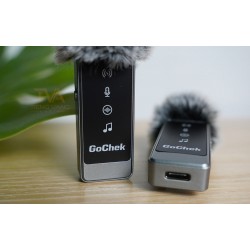 Micro thu âm không dây GoChek Ultra S24 bộ đơn 1 mic không hộp xạc