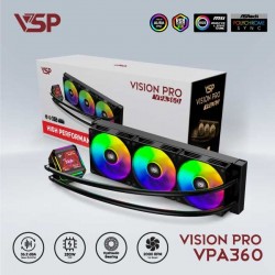 Tản Nhiệt Nước VSP Vision Pro VPA360 3 Fan Đen