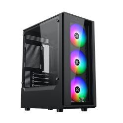 Vỏ thùng Xigmatek MYX 3F EN45950) (MATX, 3 fan RGB, Màu Đen)