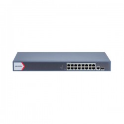 Bộ chia mạng POE Hikvision DS-3E1518P-EI/M 16 cổng