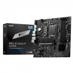 Bo mạch chủ MSI PRO B760M-P DDR4 (Intel B760/ Socket 1700/ M-ATX/ 4 khe ram/ DDR4)