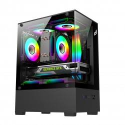 Vỏ thùng Edra ECS1303 Black (M-ATX/ITX) ( Không Kèm Fan)