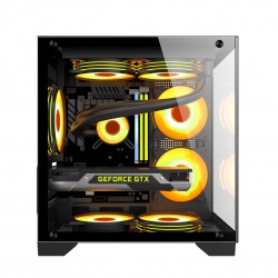 Vỏ thùng Edra ECS1503 Black (M-ATX/ITX) ( Không Kèm Fan)