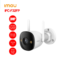 Camera IMOU IPC-F32FP PRO 3MP Wifi Thân ngoài trời Full color có mic, có màu
