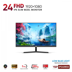 Màn hình VSP IP2408SG (24 inch / IPS / FHD / 120Hz / 1ms) Black