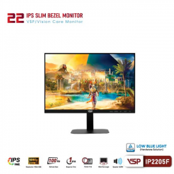Màn hình VSP IP2205F 21.5 inch FHD/ IPS/ 120Hz/ 1ms/ HDMI + VGA/ Black