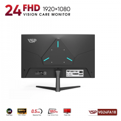 Màn hình VSP VG24FA18 (24 inch/VA/FHD/180Hz/0.5ms) chuyên game