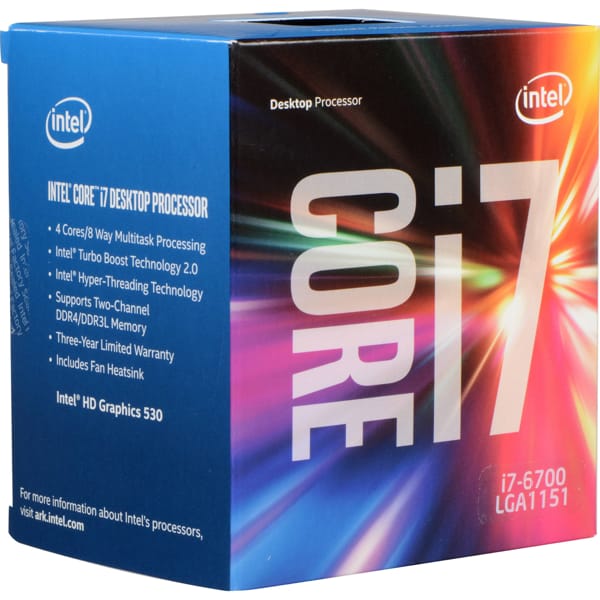 Intel Core i7-7700 3.6 GHz / 8MB / HD 600 Series Graphics / Socket 1151 (Kabylake)