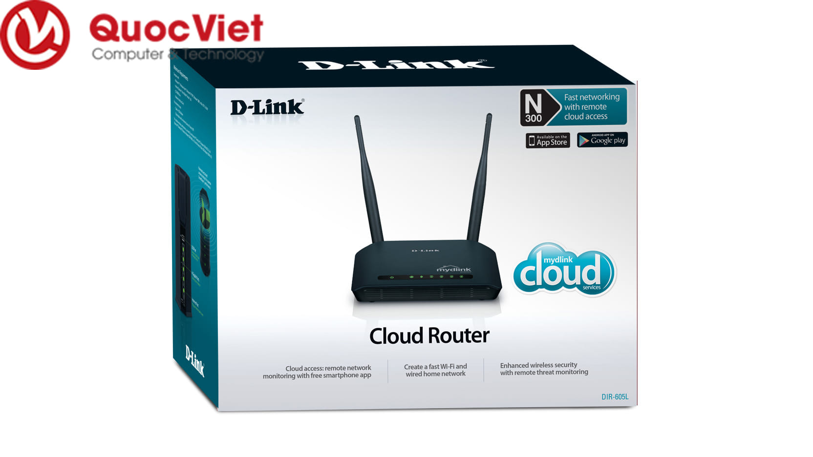 Wifi không dây D-link DIR-605L Wireless N300 Cloud Router