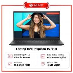 Laptop Dell Inspiron 15 3511 Intel i3-1115G4, 4GB, 256GB SSD ;15.6 FHD ,UMA ,Win11 (P112F001CBL)