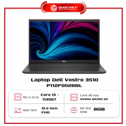 Laptop Dell Vostro 3510 P112F002BBL (i5-1135G7/8GB/512G SSD/15.6FHD/NV-MX350 2GB/W11/Black)