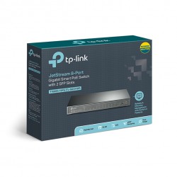 Switch TPlink Smart POE 2SFP Slots T1500G-10PS (TL-SG2210P)