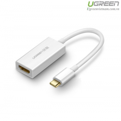 Cáp chuyển Ugreen 40273 USB-C sang HDMI màu trắng