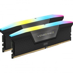 Bộ kit Ram Corsair VENGEANCE RGB 32GB (2x16GB) DDR5 bus 5600MHz Black (CMH32GX5M2B5600C36K)