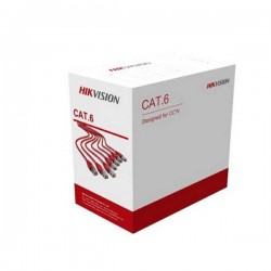 Dây mạng chuyên dụng Hikvision Cat6 (305m) DS-1LN6U-G cuộn màu đỏ