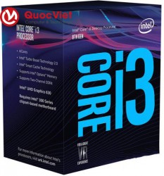 CPU Intel Core i3-8100 (3.6Ghz/ 6MB/ 4C4T/ 1151v2/Coffee lake)